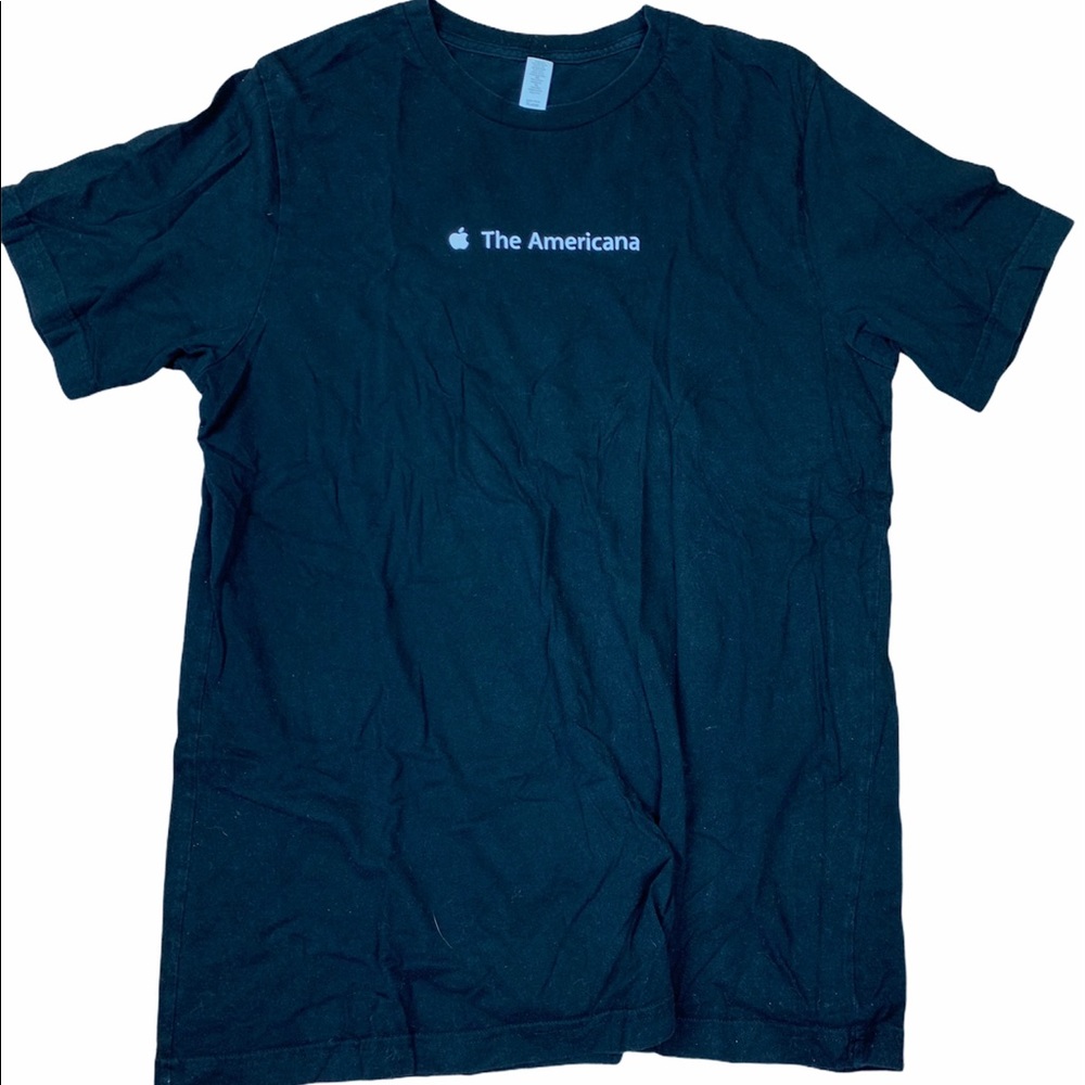 Apple Employee The Americana Black T-shirt Size L